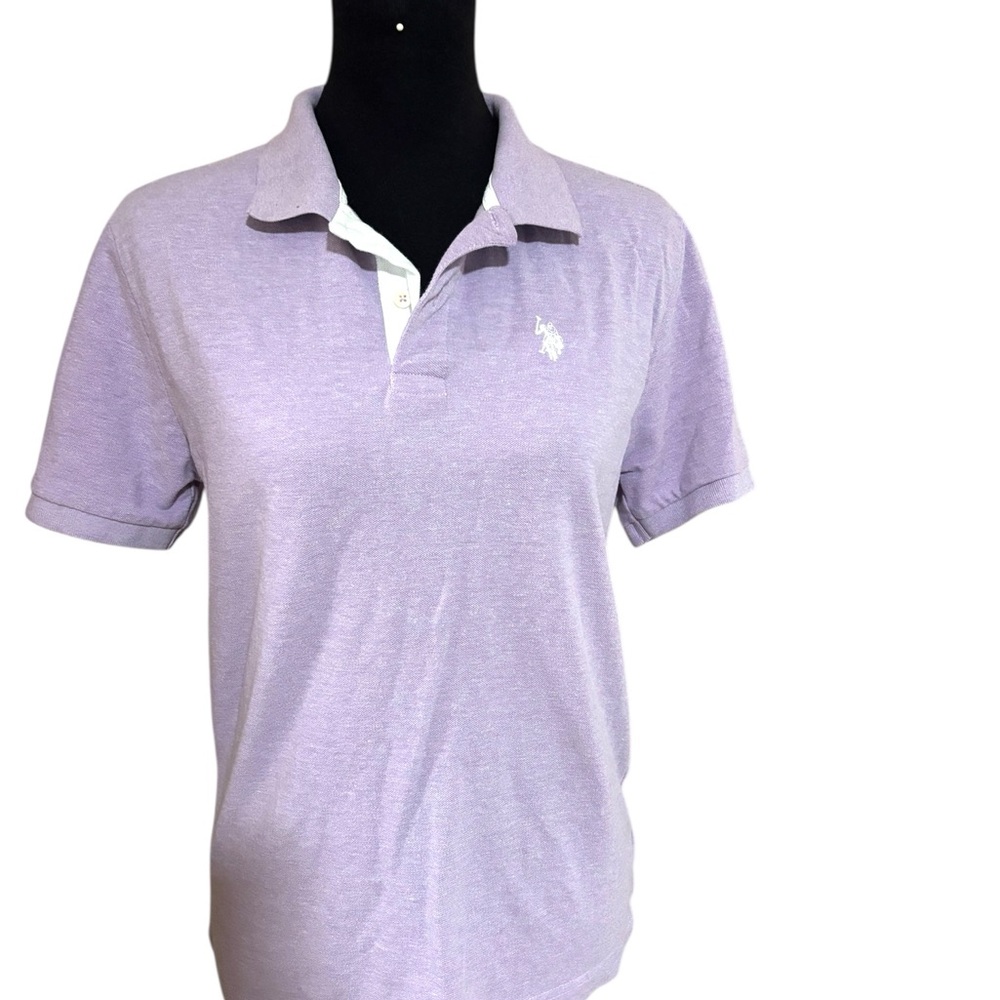 U.S. Polo Assn. Purple Polo Shirt Classic Knit